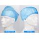 Disposable Non Woven Medical Surgical Cap Hair Net Doctor Scrub Caps Round Mob Cap