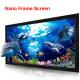 120 16:9 fixed frame projection projector screen HD 3D TV home theater nano soft screens