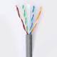 Unshielded UTP High Speed CAT6 Cable 23AWG 4P Solid Grey 500ft 1Gbps 250MHz