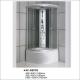 Quadrant Sliding Glass Steam Shower Cabin Curved Shaped Multi - Functional