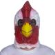 22*35cm Full Head Costume Mask , Chicken Latex Masks Creepy Party Use