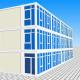 Assurance Portable Container House with Flat Pack Design and Online Technical Support