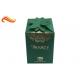 Fashion Green Card Board Packaging Box Rectangle for supermarket