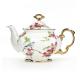 2 Litre Ceramic Teapot Ceramic Floral Teapot Large Capacity For Afternoon Tea