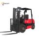 Load Capacity 2000 Lbs 4 Wheel Electric Forklift Turning Radius Up 10 Ft