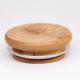 Reusable Bamboo Cup Lids Wooden Mug Lid Wide Mouth 70mm