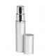 Silver Aluminum Perfume Atomizer Fine Mist Sprayer 3 ML for purse or travel Refillable