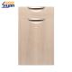 Laminating Modern Kitchen Cabinet Doors Front With Light Wood Grain