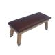 Hand Made Industrial Genuine Leather Bar Bench Long Leather Foot Bench