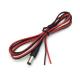 Red Black DC Male 5.5x2.1mm Barrel Jack to Stripped Open Bare End Tinned Wire Cable