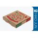 Custom Efluting Paper Cardboard Food Boxes For Pizza 8 10 12 Size