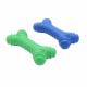 Commercial Soft Rubber Squeaky Dog Toys Bone Customized Color 148g Weight