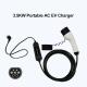 Natural Cooling Portable AC EV Charger 4 Indicators 16A 240V