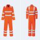 High Visibility Reflective Safety Coveralls Cotton Safety Orange Hi Vis Overalls