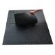Floor Sports 1.5cm Gym Interlocking Rubber Tiles / Mat