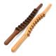 Double Row 20 Beads Gua Sha Wood Stick Tools for Body Massage and Lymphatic Drainage
