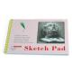 White Paper Pencil Sketch Pad Drawing Book , Spiral Sketch Drawing Pad