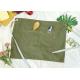 Green Color Kitchen Cooking Apron Double Straps