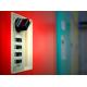 High Strength Engineering Plastic Staff Room Lockers 8 Tier Anti UV Aging ABS Locker