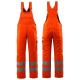 Multiple Pockets Function Bib Pants Overalls Man Orange Pants Trousers Mechanic Overall