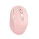 Pink Wireless Mouse Mold Rechargeable Silent Mouse Bluetooth Dual Mode Game