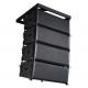 Double 10 Inch Powered Speaker System Line Array With Class D Digital Amplifier