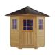 ISO9000 Outdoor 5 Person Sauna Wood Dry Infrared Sauna Outside