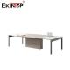 Modern Aluminum Alloy Legs Conference Table For 6 Person Meeting Table