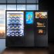 Healthy Options For Cold Drinks Hot Food Vending Machine In Black