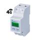 4G Nb Din Rail Mounted Single Phase Kwh Meter With Data Memory RS485