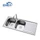 Edge Technology Color Double Bowl Kitchen Sink Stainless Steel Apron Sink Press Kitchen Sink For Hotel