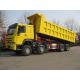 Drive Model 8X4 SINOTRUK 336 hp Tipper Truck / Dump Truck With HYVA Hdraulic Lifting System