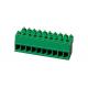 CPT 3.50mm Pitch Electrical Connector Blocks , Pluggable Terminal Block With
