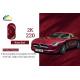 2K Rose Red Car Paint Top Coat Metallic Fade Resistant Durable