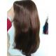 18 Inch Color #6 Virgin Human Hair Jewish Wig Kosher Wig Natural Straight  in Stock