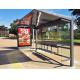 Cost-Effective 55 Inch Outdoor Digital Ads Signage 2500nits Brightness A For Bus Shelter