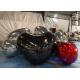 Inflatable Reflective Shiny Heart-Shaped Mirror Balloon Activity Atmosphere Decoration Can Be Hung
