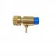 1-20Teeth Left-hand thread Upper Solid Brass Oxygen Regulator Tank Valve N.W. 223.6g