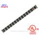 IEC 60320 C13 C14 PDU POWER STRIP Smart 13 Outlet Power Strip Bar For Network Cabinet , Multiple Electrical Outlets