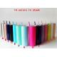 20oz Kitchen Household Items Skinny Insulated Tumbler Cups With Colored Straw