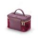 Custom Design Velvet Cosmetic Case Travel Makeup Bag PU Leather