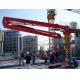 Cable Remote Control Concrete Pump Placing Boom Fully Hydraulic Driven With Counterweight