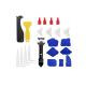 23 PCS Caulking Tool Kit, 3 in 1 Caulking Tool Silicone Sealant Finishing Tool, Grout Scraper Caulk Remover and Caulk Nozzle and