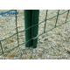 Prevent Rusting Coated Wire Mesh , Welded Fence Panels Flat Even Surface With Flush Edges