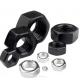 Zinc Plated Din 934 Carbon Steel Hex Head Nuts Of 4.8 Grade Galvanized Buildings