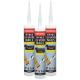 General Purpose Construction Adhesive Glue , MS Polymer Sealant With White Cream Color