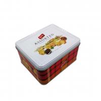 Large Cookie Tins with Lids Wholesale Tin Cookie Boxes Custom Rectangular Tin Cans