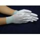 PU Palm Coated Carbon Anti Static Gloves ESD Safe Materials EN 388 / 4131 Standard