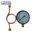 60mm 100mm High Pressure Meter Gauge With Radiating Tube Water