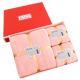 Home and Hotel Coral Fleece Bath Towel Set with Highly Absorbent Microfiber Material